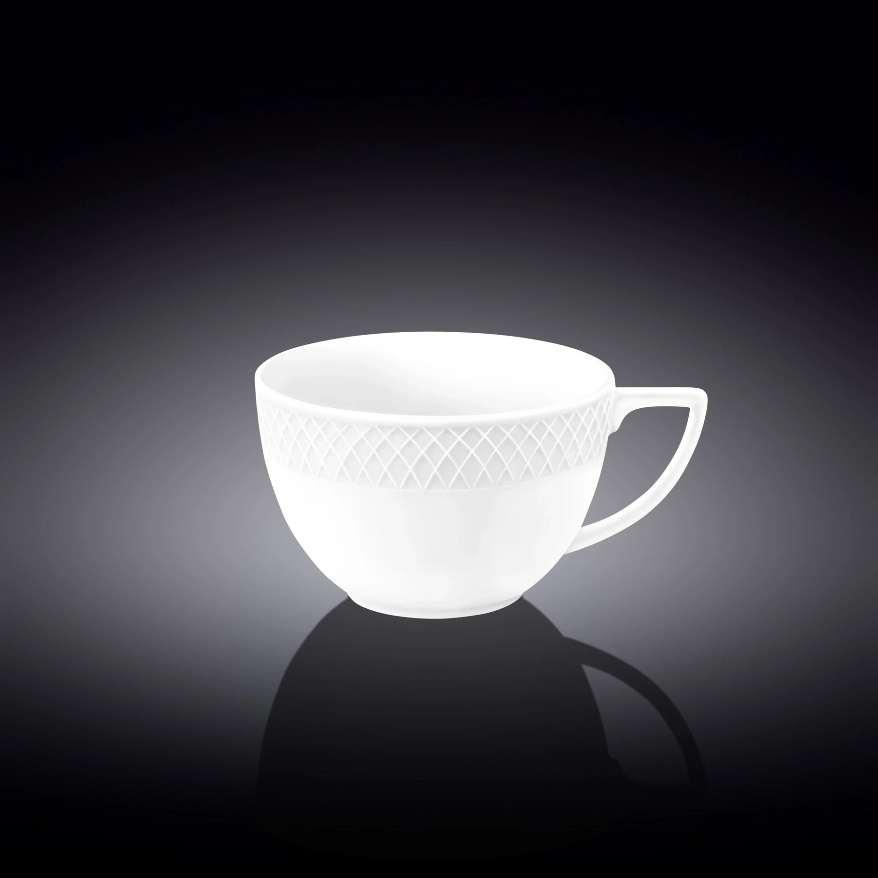 Wilmax Jumbo Tasse 500 ml Weiß Porzellan WL-880101409/A