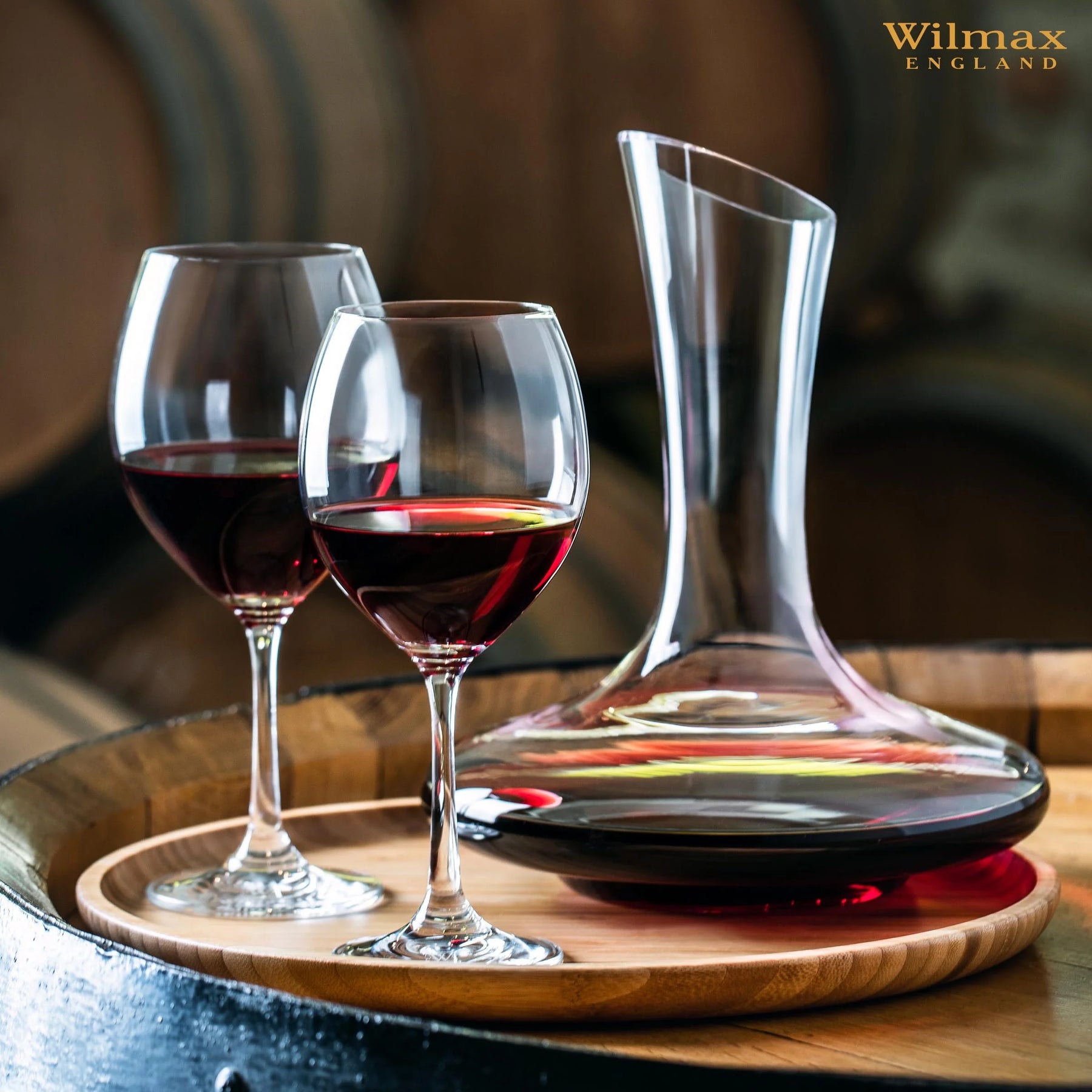 Wilmax Weinglas 620 ml Kristallglas Transparent 6er Set WL-888011/6A