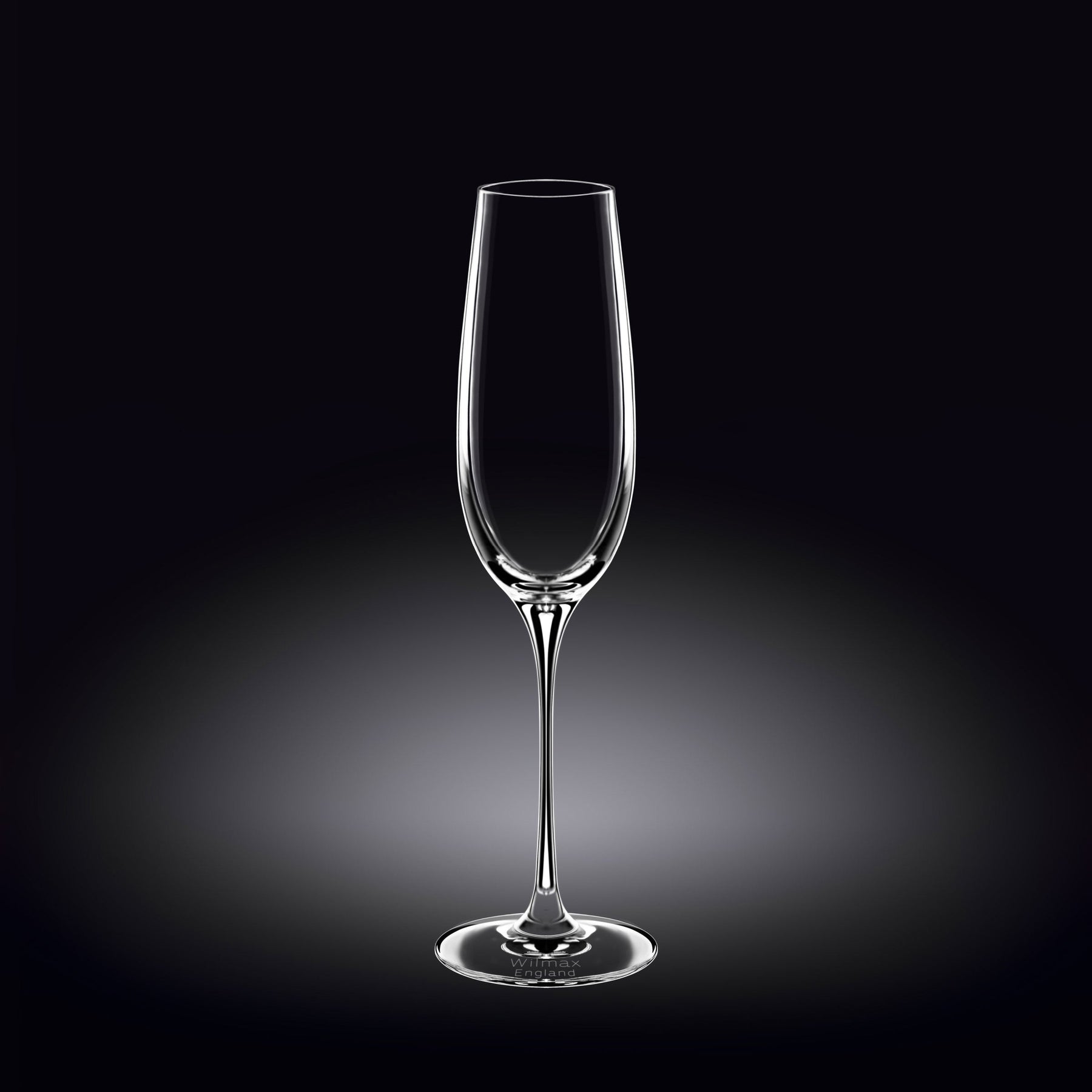Wilmax Champagnerflöte 260 ml Kristallglas Transparent 2er Set WL-888048/2C