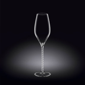 Wilmax Champagnerflöte 300 ml Kristallglas Transparent 2er Set WL-888104/2C