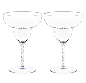 Wilmax Margaritaglas 250 ml Kristallglas Transparent 2er Set WL-888107/2C