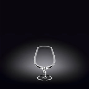 Wilmax Cognacglas 550 ml Kristallglas Transparent 2er Set WL-888108/2C