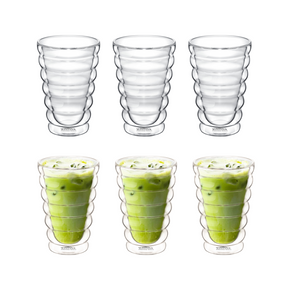 Wilmax Doppelwandiges Thermoglas 250 ml 6er Set WL-888416/A6