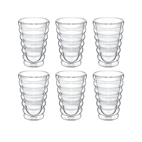 Wilmax Doppelwandiges Thermoglas 250 ml 6er Set WL-888416/A6