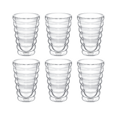 Wilmax Doppelwandiges Thermoglas 300 ml 6er Set WL-888417/A6