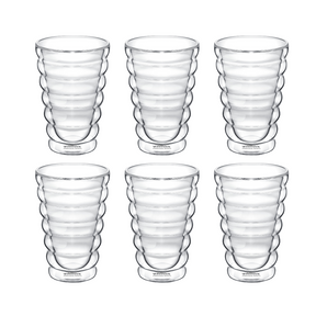 Wilmax Doppelwandiges Thermoglas 300 ml 6er Set WL-888417/A6