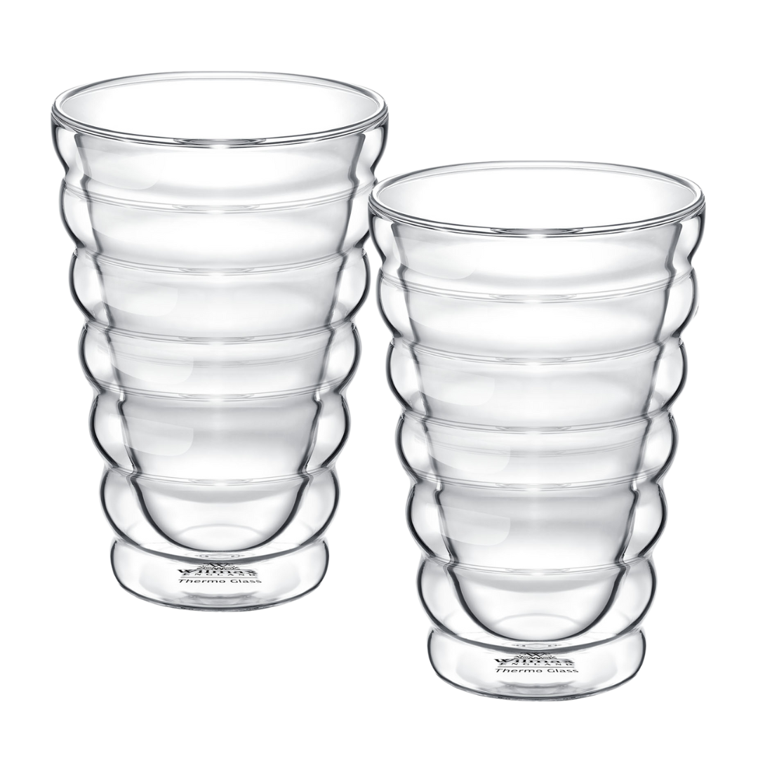 Wilmax Doppelwandiges Thermoglas 400 ml 4er Set WL-888418/A4
