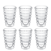 Wilmax Doppelwandiges Thermoglas 400 ml 6er Set WL-888418/A6