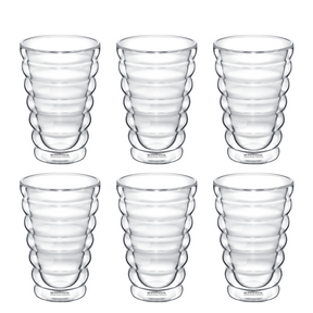 Wilmax Doppelwandiges Thermoglas 400 ml 6er Set WL-888418/A6