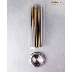 Wilmax Vorratsglas mit Metalldeckel – 2000 ml (10 × 30,5 cm)