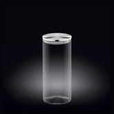 Wilmax Vorratsglas 1500 ml mit Edelstahldeckel 2er Set WL-888517/A2