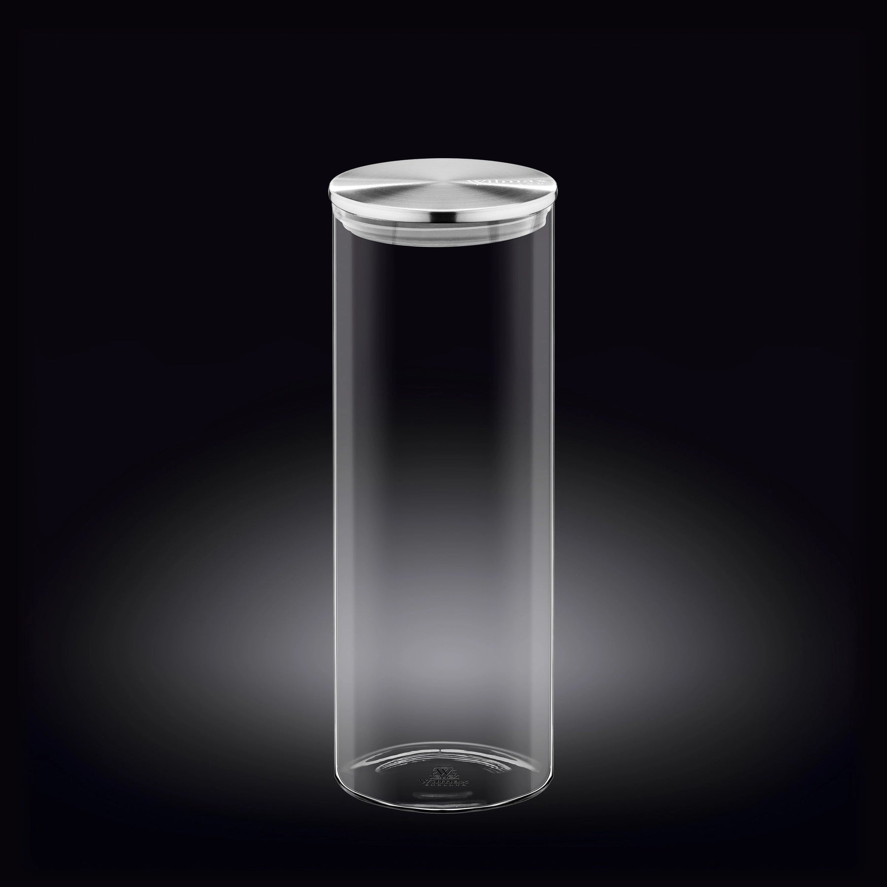 Wilmax Vorratsglas mit Metalldeckel – 2000 ml (10 × 30,5 cm)