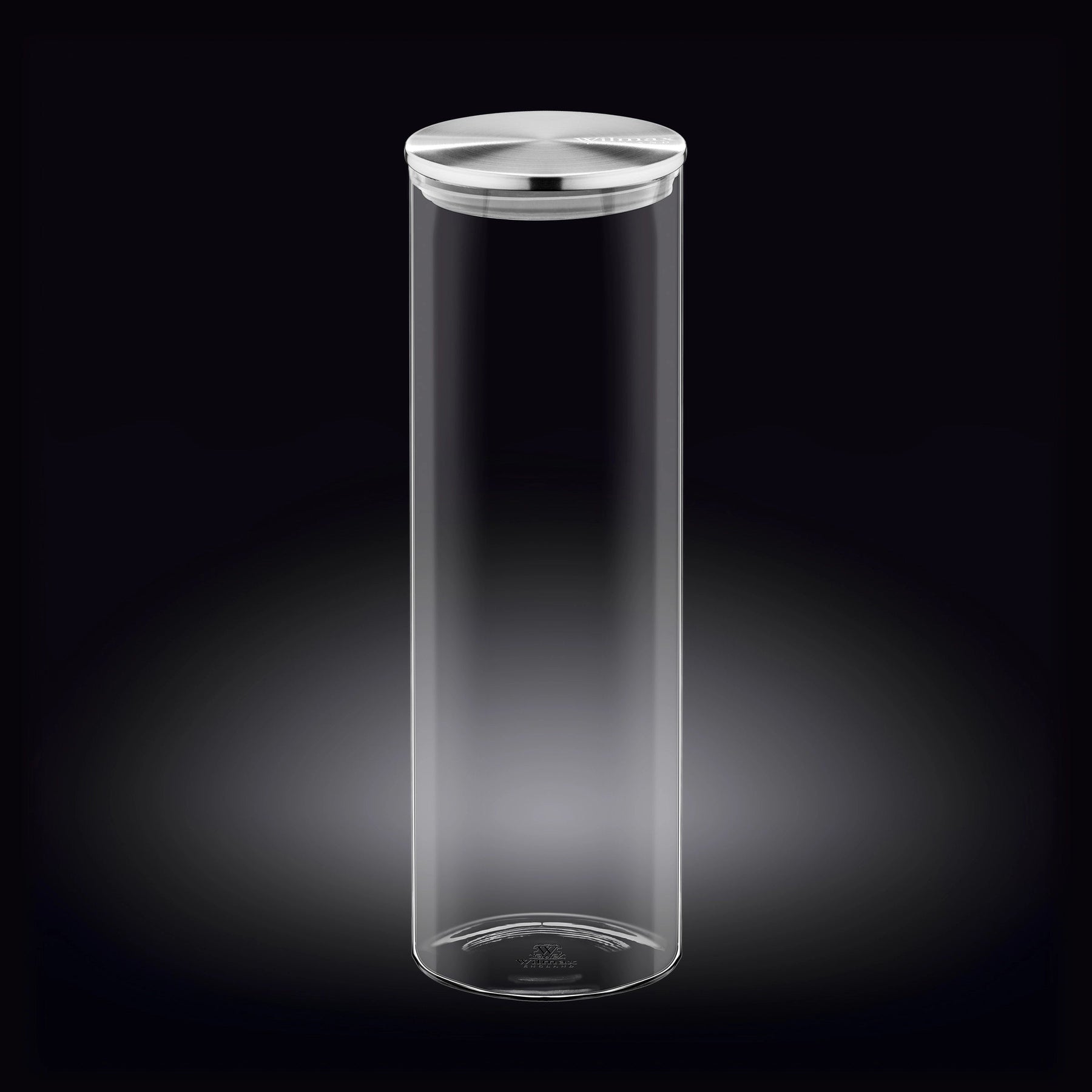 Wilmax Vorratsglas mit Metalldeckel – 2000 ml (10 × 30,5 cm)