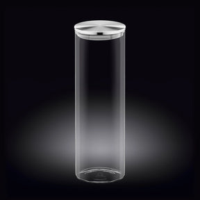 Wilmax Vorratsglas mit Metalldeckel – 2000 ml (10 × 30,5 cm)