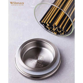 Wilmax Vorratsglas mit Metalldeckel – 2000 ml (10 × 30,5 cm)