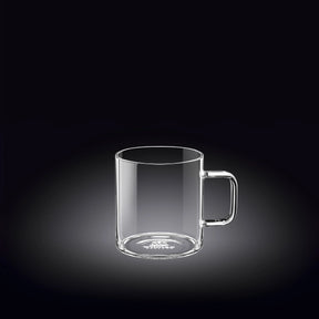 Wilmax Glastasse 160 ml Borosilikatglas 6er Set WL-888603/A6