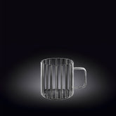 Wilmax Rillentasse 150 ml Thermoglas Transparent WL-888613/A