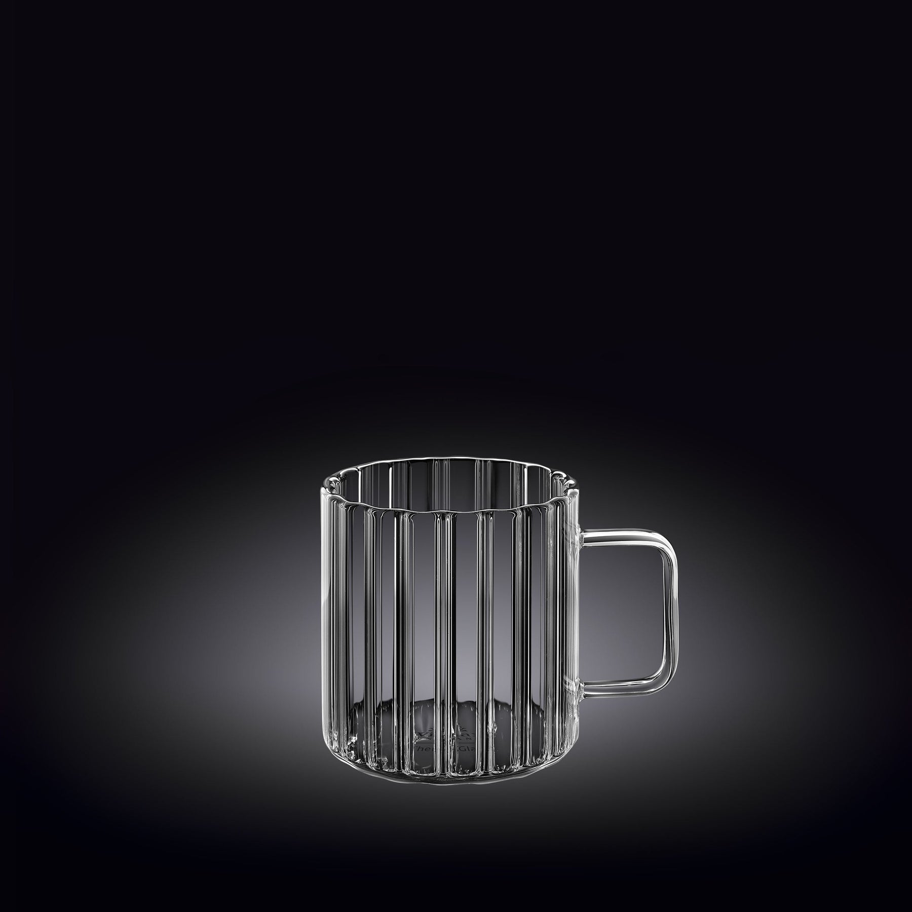 Wilmax Rillentasse 150 ml Thermoglas 6er Set WL-888613/A6