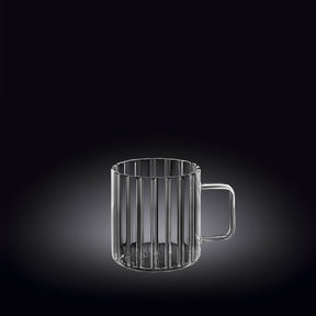 Wilmax Rillentasse 150 ml Thermoglas 6er Set WL-888613/A6