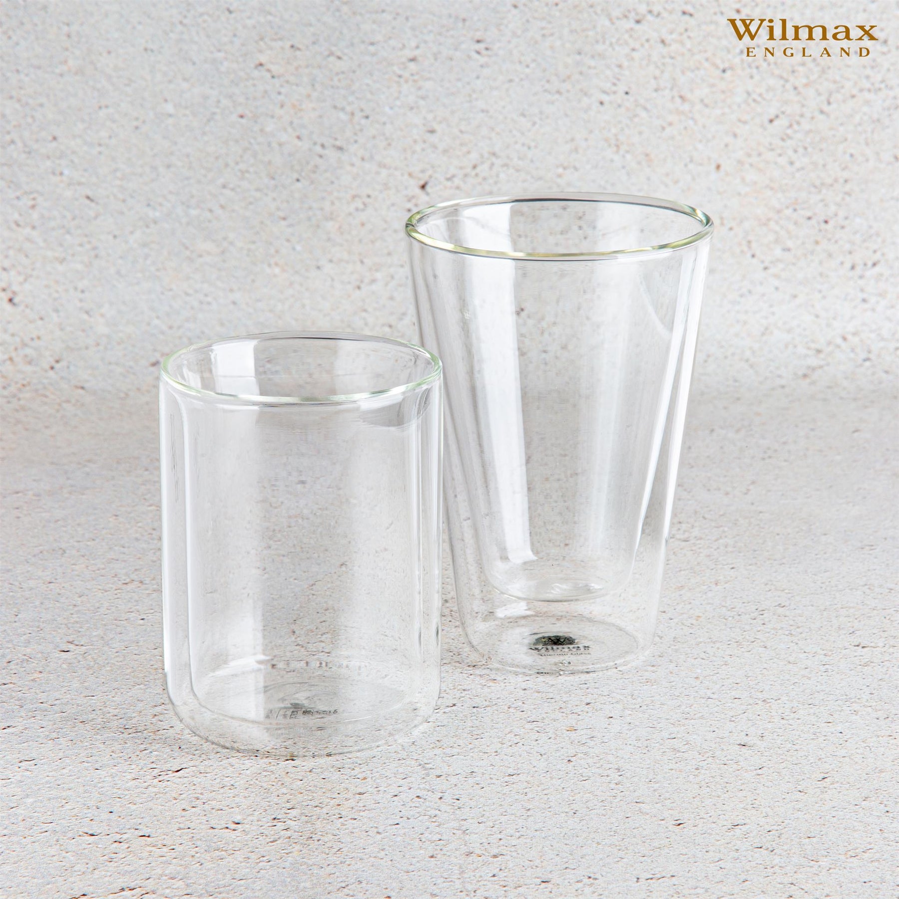 Wilmax Doppelwandiges Glas 300 ml Transparent WL-888705/A