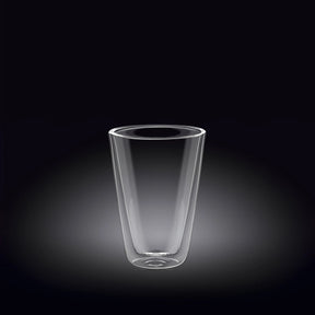 Wilmax Doppelwandiges Glas 300 ml Transparent WL-888705/A