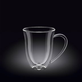 Wilmax Doppelwandiger Becher 300 ml Transparent WL-888726/A