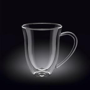 Wilmax Doppelwandiger Becher 300 ml Transparent WL-888726/A