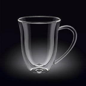 Wilmax Doppelwandiger Becher 400 ml Transparent WL-888727/A