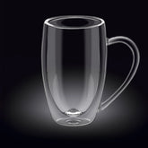 Wilmax Doppelwandiger Thermobecher 500 ml Transparent WL-888742/A