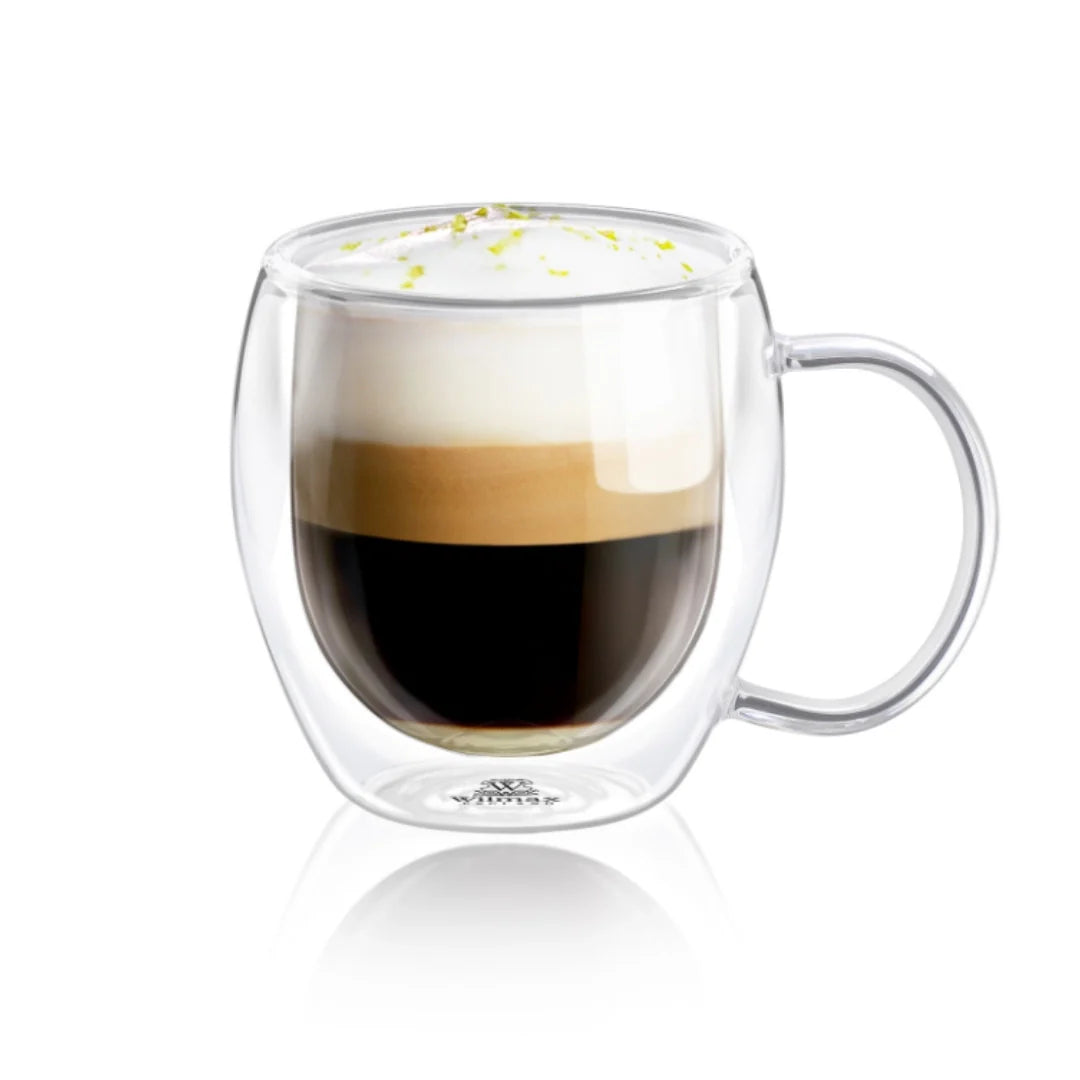 Wilmax Doppelwandige Tasse 200 ml Transparent WL-888745/A