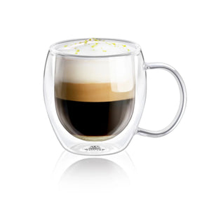 Wilmax Doppelwandige Tasse 200 ml Transparent WL-888745/A