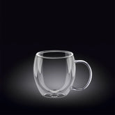 Wilmax Doppelwandige Tasse 200 ml Transparent WL-888745/A