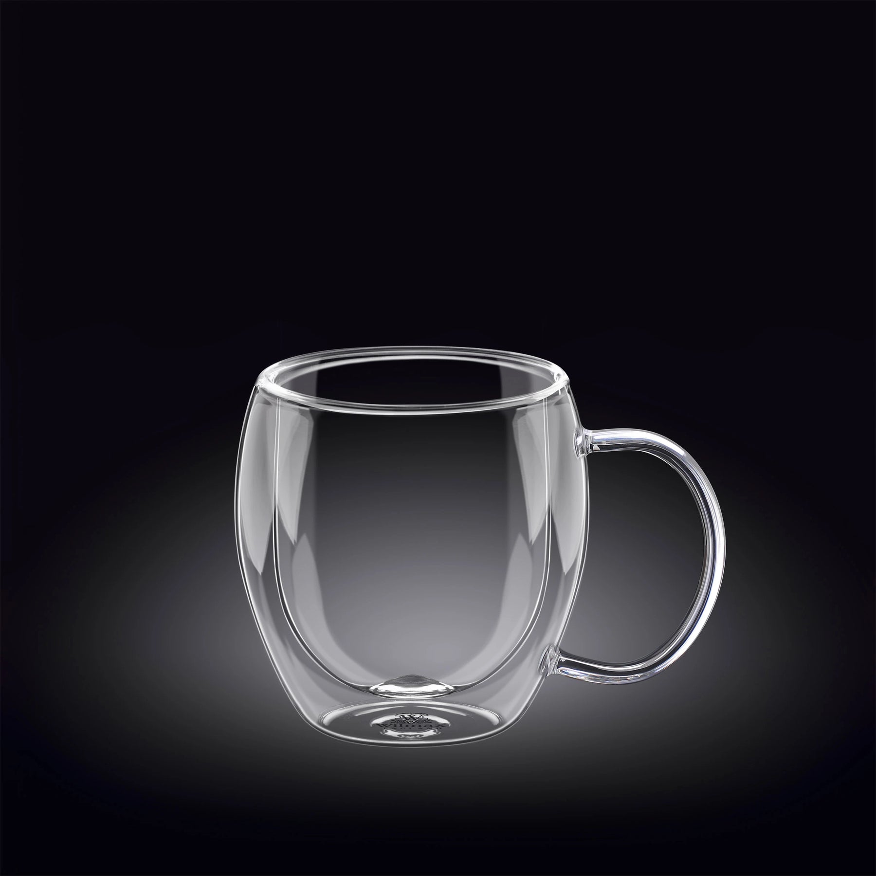 Wilmax doppelwandiger Glasbecher
