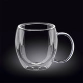 Wilmax Doppelwandige Tasse 500 ml Transparent WL-888749/A