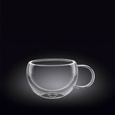 Wilmax Doppelwandige Glastasse 250 ml Transparent WL-888768/A