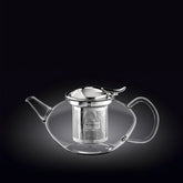 Wilmax Teekanne 650 ml Borosilikatglas Edelstahlfilter WL-888804/A