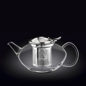 Wilmax Thermoglas Teekanne mit Edelstahlfilter