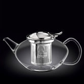 Wilmax Teekanne 1550 ml Thermoglas Edelstahlfilter WL-888806/A