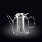 Wilmax Teekanne 950 ml Borosilikatglas Edelstahlfilter WL-888808/A