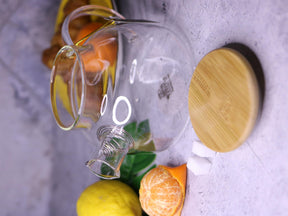 Wilmax Teekanne 950 ml aus hitzebeständigem Thermo-Glas