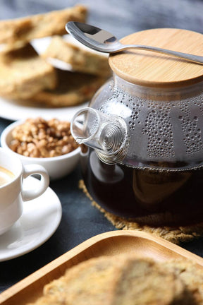 Wilmax Teekanne 950 ml aus hitzebeständigem Thermo-Glas