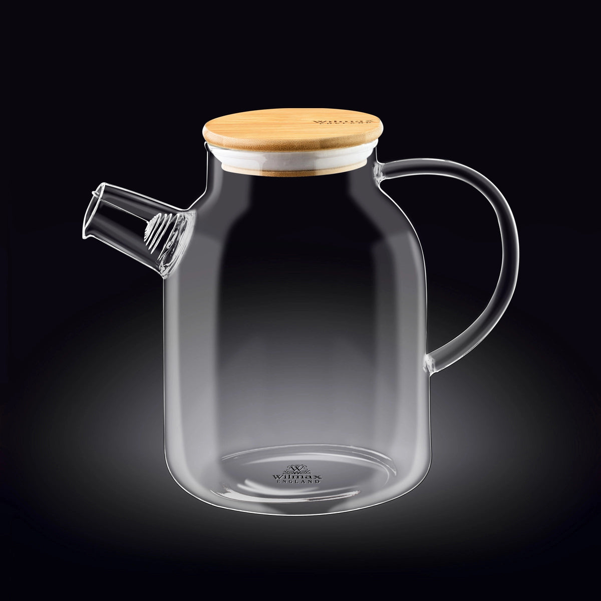 Wilmax Glasteekanne 1100 ml Edelstahlfilter Transparent WL-888811/A