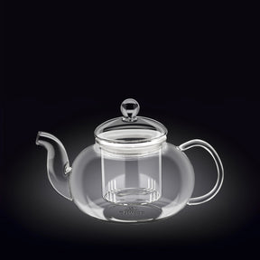 Wilmax Teekanne 1200 ml Borosilikatglas Edelstahlfilter WL-888813/A
