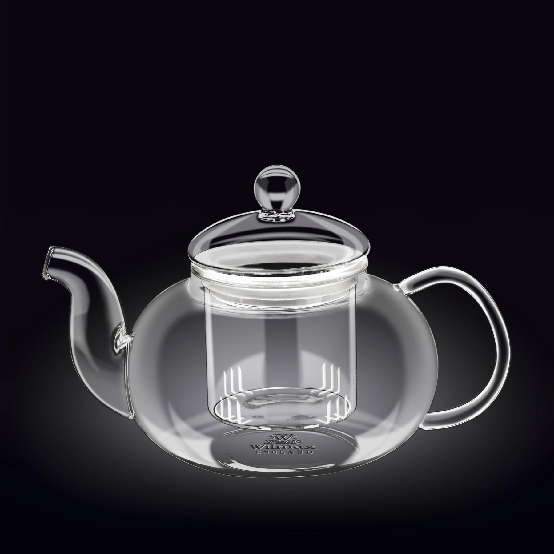 Wilmax Teekanne aus hitzebeständigem Glas 1550 ml