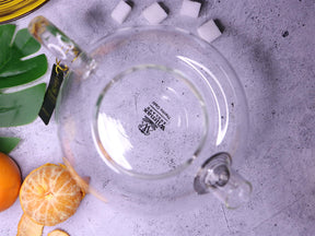 Wilmax Teekanne 1500 ml aus hitzebeständigem Glas mit Filter