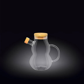 Wilmax Ölflasche 450 ml Glas mit Ausgießer und Filter WL-888961/A