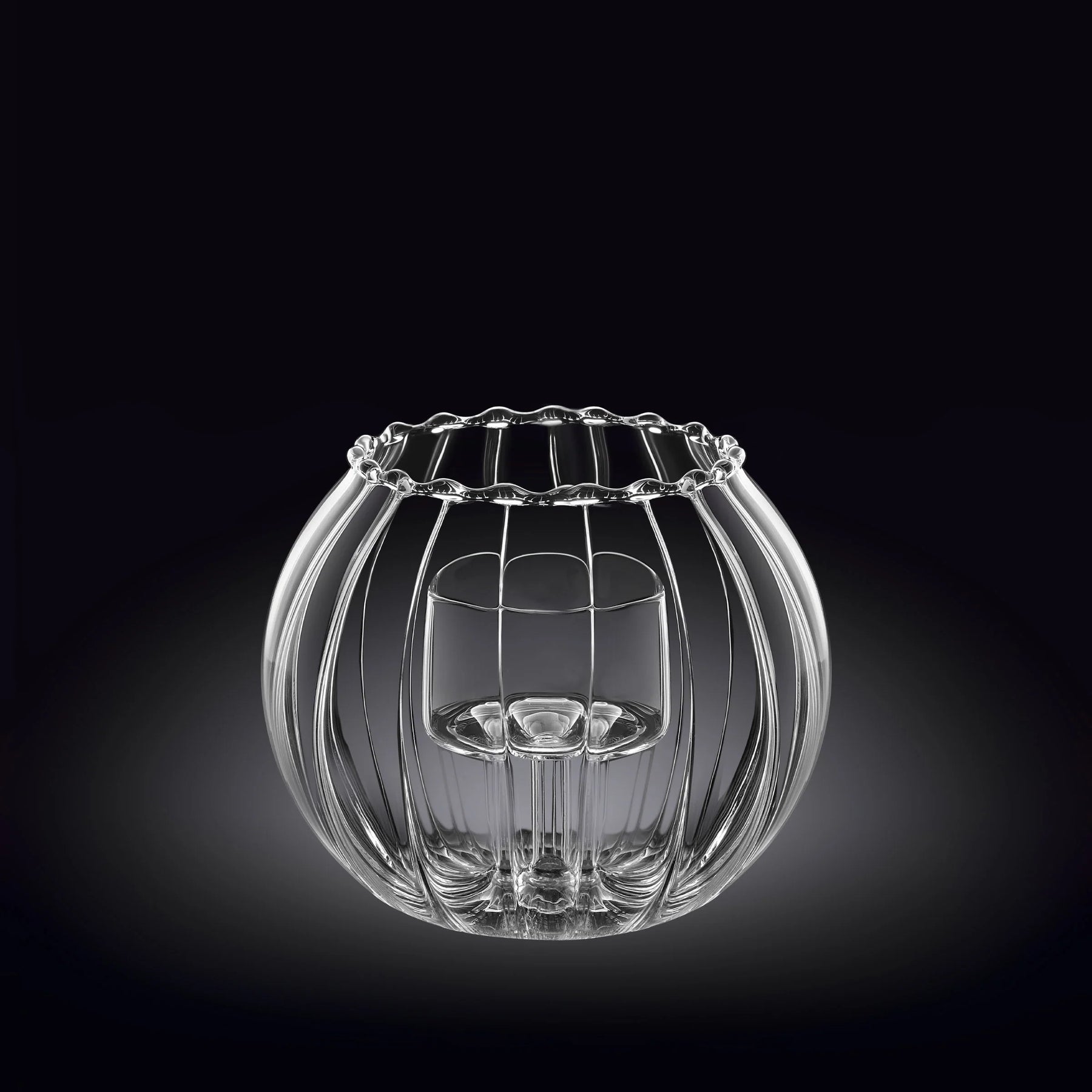 Wilmax Teelichthalter 12 x 10 cm Thermoglas WL-888976/A