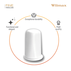 Wilmax Zahnstocherhalter Porzellan Weiß WL-996064/A