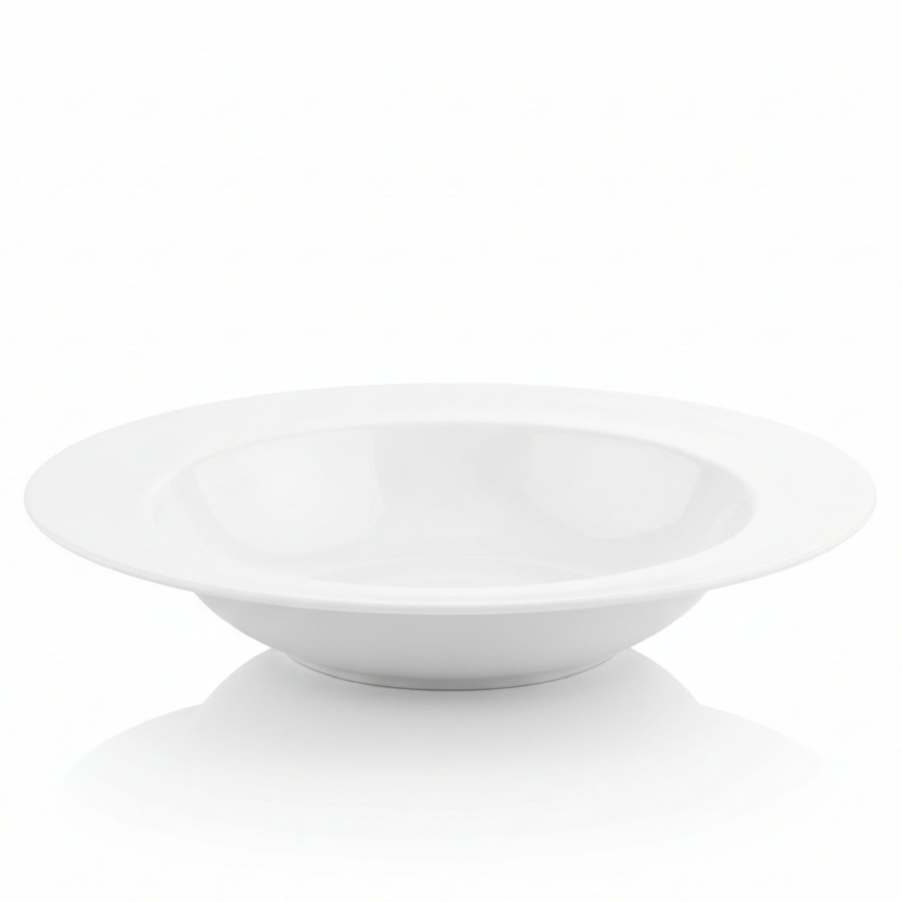 Wilmax Tiefer Teller 28 cm 800 ml aus Porzellan, Weiß WL-991219/A