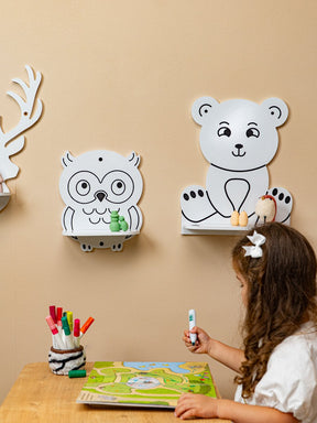 Cozy Collections Tier-Wandregal-Set 3-teilig